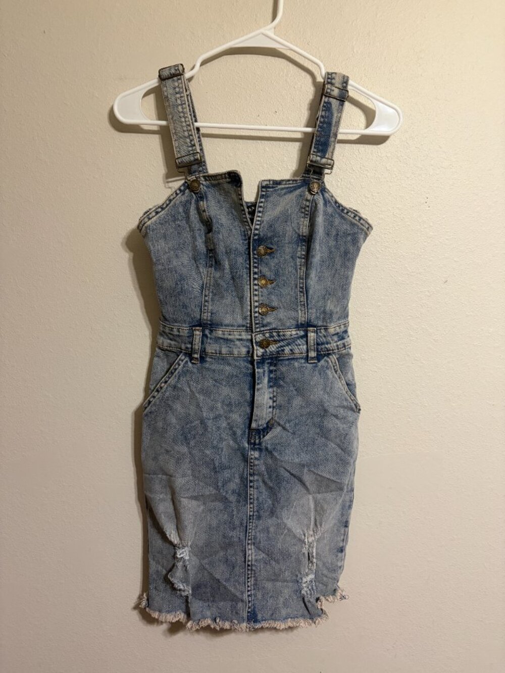 Banjul  Denim Overall Dress Size Small